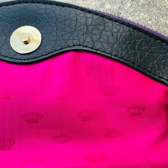 Authentic JUICY COUTURE Mini Traveler Crossbody Bag Sequin Purple (MRSP $65) - Picture 9 of 14
